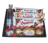 Miniature Flavoured Vodka |Kinder Chocolate Gifts | Mini Vodka Gifts | Whisky Gifts | Christmas Gifts | Birthday Gifts | Luxury Gifts (Ciroc Red Berry Vodka)