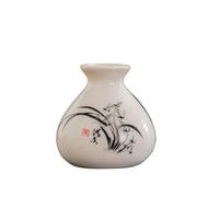 Miniature Flower Vase 2pcs Retro White Mini Vase Niche Home Dry Ice Kettle Ornament DIY Decoration Miniatures Flower Crafts Gift(Color-03)