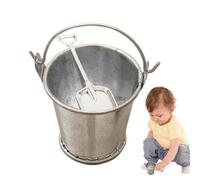 Miniature for Fairy Garden - 2 x Miniature Shovels for Artistic Creations - Realistic Decorative Bucket Set for Children Desktop School Office Boy Girl