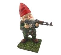 - Miniature Garden Gnomes Ornament | Decorations GNOME Sitting on Highland | Resin Football Fan GNOME Statue for Outdoor Lawn, Patio, Garden Decor & Team Spirit Display Collectible