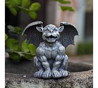 Miniature Gargoyles Statue,Underworld Dark Arts Fantasy Gothic Sculpture,Cathedral Guardian Winged Gargoyle Figurine,Warden Protector from Evil Spirits B 3-Piece Set Novelty G,I-12x12x17cm(5x5x7inch)