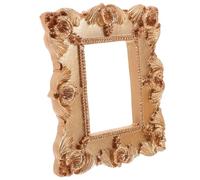 Miniature Gold Picture Frame Magnet, Antique Resin Fridge Decor