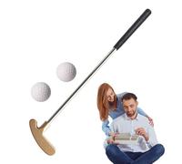 Miniature Golf Clubs - 2 Way Golf Putter, Lightweight Stainless Steel Golf Stick | Ergonomic Hand Grip Tool, Rusting Equipment for Golf Club