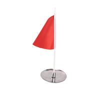 Miniature Golf Flagstick Trainging Accessory Red Flag for Backyard Garden, Hole cup plate + small flag