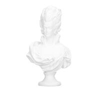 Miniature Greek Bust Model,1:12 Dollhouse Miniature Bust Statue Resin Vivid Lifelike Exquisite Artistic Mini Room Bust Sculpture