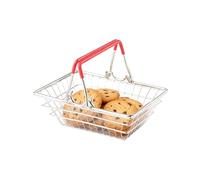 Miniature Grocery Cart - Doll House Decoration | Supermarket Storage Toy - for Photo Props Fairy Gardens Pretend Play Kids Boys Girls Collectors