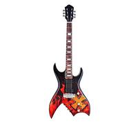 Miniature Guitar Replica ' Metallica ' Brown Cross James Hetfield