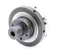 Miniature Hand Tight Sanou K01 K02-80 Lathe Chuck Three jaw Four Jaw,Without Threads Flange Connection for Mini DIY Wood Lathe(K02-80B)