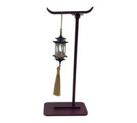 Miniature Hanging Lamp Model, 1/12 Tiny Decor Miniature Dollhouse Lamp, DIY Scene Mini Hanging Lantern Photo Props for Sand Table Tiny House Decoration