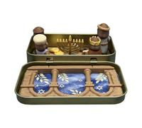 Miniature Hanukkah Tin Tin 3D Pocket Miniature Portable Candle Holder | Hanukkah Home Decoration For Thanksgiving Holiday Party Offices Home Room School Patio Hotel Desks
