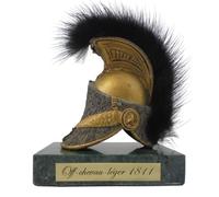 Miniature helmet soldier Napoleon Light Horse Officer 1811 (8cm height)