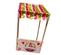 Miniature Home Shelf, Snack Shelf Home | Christmas Home Decorations | Hamburgers Display Furniture for Birthday, Role Playing,