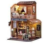 Miniature House Construction Kit, Mini Wooden Kit | Parent-Child Binding Activity Wooden Craft Set for Teenagers Children Adults Family