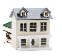Miniature House - DIY Kit | Handmade Wooden Villa Model Building Set, Tiny House Craft And Adults, Realistic Small Villa Model, Creative Toy For Learning, Display, Collecting An