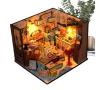 Miniature House Kit - Fairy Tale Town | DIY with LED Light