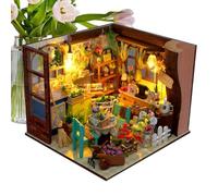 Miniature House Kit - Fairy Tale Town | DIY with LED Light