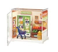 Miniature House Kit - Reliable Secure Assembly, Mini House Building Kit, Sturdy Textured Accessory Box Gear, for Teens Decorative Mini Room Furniture Making Creative Scene Building Play Set Unit