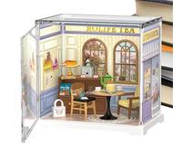 Miniature House Kit - Reliable Secure Assembly, Mini House Building Kit, Sturdy Textured Accessory Box Gear, for Teens Decorative Mini Room Furniture Making Creative Scene Building Play Set Unit