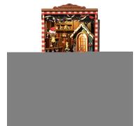 Miniature House Kit Shelf Bookends Vintage Construction Models