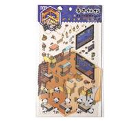 Miniature House Stickers, Create Your Own Scene Stickers, Effect Cartoon Scene Decals | Chinese Style Panda House Stickers, Stickers for Case