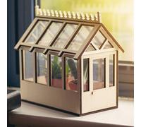 Miniature Indoor Greenhouse for Herbs and Flowers