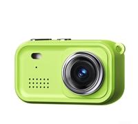 Miniature Keychain Camera with 1080P HD Video, 2MP Pixel Sensor, Five Creative Filters, Built in Flash, 1 47 Inch LCD Screen, Charging, Compact and Travel Friendly (Green)