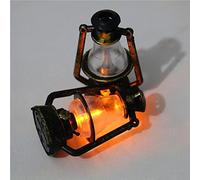 Miniature Lamps for Dollhouse,Doll House Miniature Retro Oil Lantern Dollhouse Accessories Scene Ornaments Dollhouse Miniature Scene Model Hurricane Lantern Kerosene Lamp，Dollhouse Accessories(7mm)