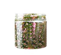 Miniature Landscape Supplies, Diorama Grass Clusters with for Craft Decoration, Colorful Miniature Model Flower Material with Natural Appearance for School Projects Festival Handbook Making Scenery D