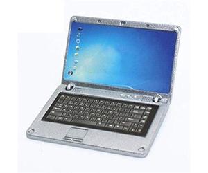 Miniature Laptop Model Dollhouse Accessories Pretend Play Gift Gift Random Color Exquisite Execution Fashion Processing