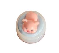 Miniature Lazy Pigs Silicone for Baking Craft Soap Making Food Safe Nonstick Designs Food Grade Baking