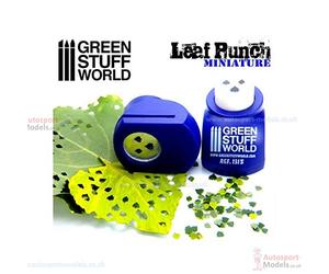 Miniature Leaf Punch perfect to create miniature leaves compatible with scales 1:43 1:48 1:65 (32mm, 28mm, and 25mm) for Dioramas and War Gaming by Green Stuff World.