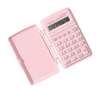 Miniature Lid Calculator, Efficient Key Input, 10x6cm, School Calculator, Portable Pocket Size Math Tool, Protective Flip-Lid Design, For Students Accountants Test Takers