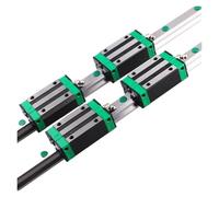 Miniature Linear Motion Guide 2pcs HGR20 Square Linear Guide Rail 200mm-1000mm + 4pcs HGH20CA Carriages Slider Block(600mm)