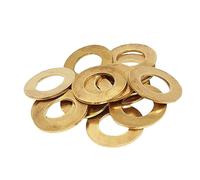 Miniature Linear Rail Guide, Brass Copper Flat Washers Standard GBM2 M2 M2.5 M3 M4 M5 M6 M10 M12 M14 M16 Assorted Pack(M6X12X1(10PCS))