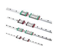 Miniature Linear Rail Guide Kit, MGN7 MGN9 MGN12 MGN15 Carriage for CNC and 3D Printer(MGN9H,700mm)