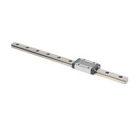 Miniature Linear Rail Slide Guide 12mm Width, Automation Rail - Durable Bearing Steel, Compact Lightweight, Ideal for 3D Printer and CNC Upgrades (250mm)