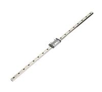 Miniature Linear Rail Slide Guide 12mm Width, Automation Rail - Durable Bearing Steel, Compact Lightweight, Ideal for 3D Printer and CNC Upgrades (450mm)
