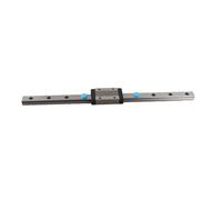 Miniature Linear Slide Rail Guide Block Set, Linear Guide Rail with High Accuracy, Smooth Gliding Metal Slide for Automation Equipment, 250mm to 550mm Length Options (250mm)