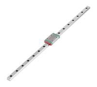 Miniature Linear Slide Rail Guide Block Set, Linear Guide Rail with High Accuracy, Smooth Gliding Metal Slide for Automation Equipment, 250mm to 550mm Length Options (400mm)