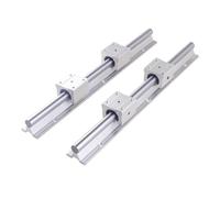 Miniature linear sliding guide 2pcs SBR20 Linear Rail Guide 1800mm 2000mm 2200mm Fully Slide Support +4pcs SBR20UU Linear Bearing Block For(1800mm)