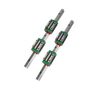 Miniature Linear Sliding Guide 4pcs HGH15CA Slider Block + 2pcs HGR15 Square Linear Guide Rail Width 15mm(950mm)