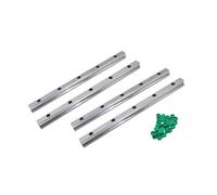 Miniature linear sliding guide 4pcs HGR15 Length 300-1000mm Linear Guide Rail Without Slider For 3D Printer(600mm)