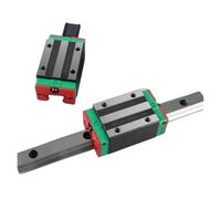 Miniature Linear Sliding Guide HGR15 Linear Guide Rail 15mm + 2pcs HGH15CA Slider Bearing Block(350mm)