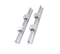 Miniature Linear Sliding Guide Length 200-1000mm 2pcs SBR20 Linear Guide Rail + 4pcs Bearing Blocks SBR20UU(600mm)
