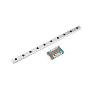 Miniature linear sliding guide Slider Block MGN9H + Miniature 100-800mm MGN9 Linear Guide Rail For 3D Printer(700mm)