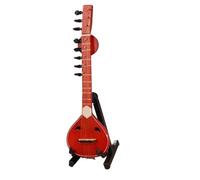 Miniature Mandolin Mini Mandolin Musical Instrument Model Collection Decorative Ornaments Display Musical Instrument Model Miniature (Color : Mandolin-14cm)