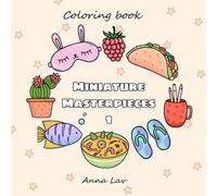 Miniature Masterpieces Coloring Book