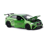 Miniature Model Car 1 32 For Jaguar I-Pcae E Metal Alloy Diecast Car Model Miniature Model With Sound Light Model Collectibles Scale Vehicles Toys(green)