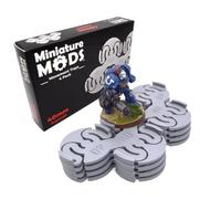 Miniature Mods, Assault Movement Tray, 40mm, 4 Pack, Storage and Gaming