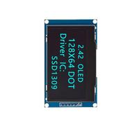 Miniature Module 2.42Inch SSD1309 Chip SPI IIC Communication High Contrast Illuminating Design High Contrast Screen
